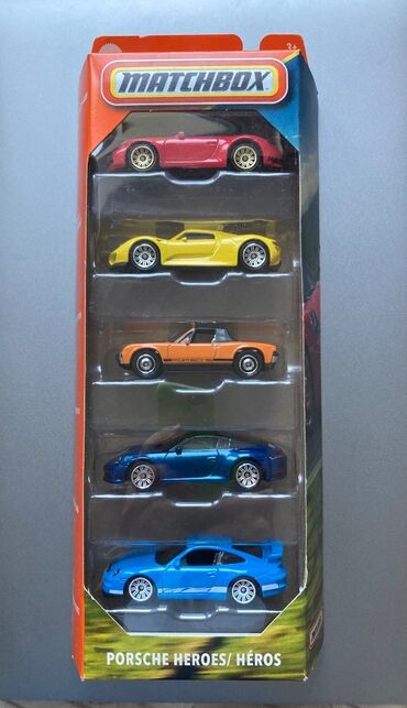 Uşaqlar üçün digər mallar: Yeni Matchbox Porsche 5 ədədli set. Qiymət 37 AZN