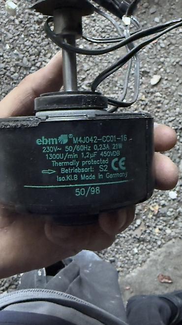 mini fan: EBM ventilyator mühərriki Model: M4J042-CC01-16 Texniki — 1