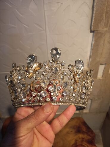 Taclar: Gəlin tacları və saç aksesuarları dəsti cəmi 300 azn - Üç fərqli — 14