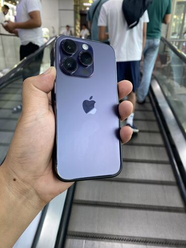 оперативная память so dimm: IPhone 14 Pro, Колдонулган, 256 ГБ, Deep Purple, Коргоочу айнек, Каптама, Куту, 81 %