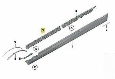 bagi prodaja: NOSAČ SAJTNE F10 F11 PL ZA BMW SERIJA 5 | BMW 5 f10 f11 nosač sajtne — 4