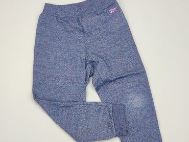 spodnie dresowe khaki: Spodnie dresowe, Reebok, 5-6 lat, 116, stan - Zadowalający