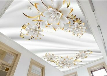 Натяжной потолок: Натяжной потолок Глянцевое, Матовое, 3D потолки Гарантия — 29