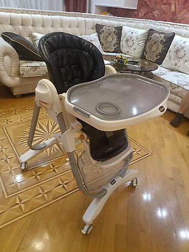 Yemək masaları, oturacaqları: Chicco yemək üçün uşaq stulu - Brend/model: Chicco (loqo üzərində) - — 2