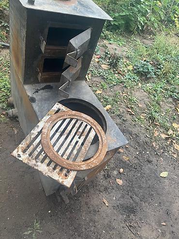 Дровяные печи: Металлическая печь-каменка/буржуйка с варочной поверхностью ТОРГ бар — 6