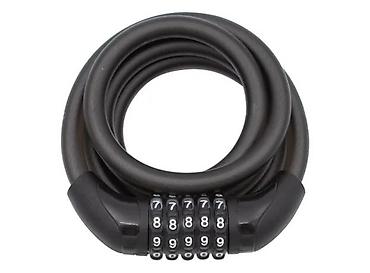 Dodaci za bicikl: Katanac za bicikl sa šifrom – 5-cifarski - Sigurnosni spiralni kabl — 3