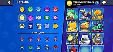 təsbeh mağazası: Brawl Stars hesabı – geniş kostyum kataloqu və yüksək trofeylər — 6