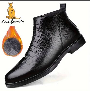 Digər kişi geyimləri: Təbii dəridən,içi xəzli və xəzsiz sürüşməyən bot çəkmələr.Satış evdən — 12