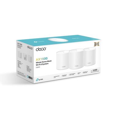 ont router: TP-Link - Deco X10 (3-pack) ( AX1500 Whole Home Mesh Wi-Fi 6 System)