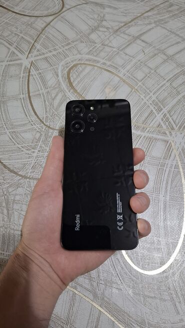 оперативная память ddr3 для ноутбука: Redmi, Redmi 12, Колдонулган, 256 ГБ, түсү - Кара, 2 SIM