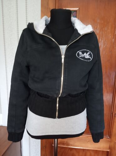 детская курточка: Толстовка, курточка для девушки, утепленная, 100% хлопок, размер