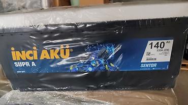 tank x: Inci Akü, 140 ah, Orijinal, Türkiyə, Yeni — 1