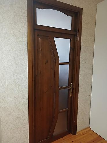 col qapilari satisi: Taxta otaq qapıları dəsti - Material: tam ağac (rəng: tünd qəhvəyi) — 2