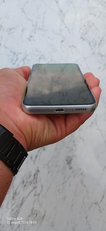 iphone xs barter: Samsung Galaxy A54 5G, 128 GB, rəng - Ağ, Barmaq izi — 5