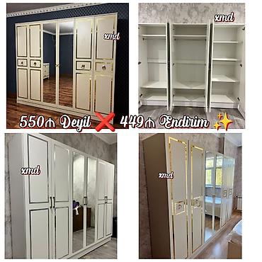 Paltar dolabları, qarderoblar: 6 qapılı paltar dolabı - Ölçü: 2.40 × 2 × 47 sm - Dizayn — 1