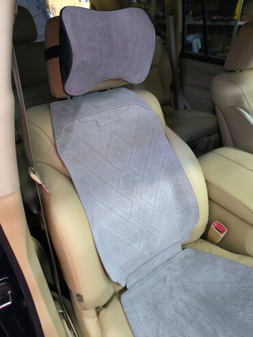 Чехлы и накидки на сиденья: Чехлы Алькантара, С подушкой, цвет - Серый, Lexus, Новый, Самовывоз, Платная доставка — 6