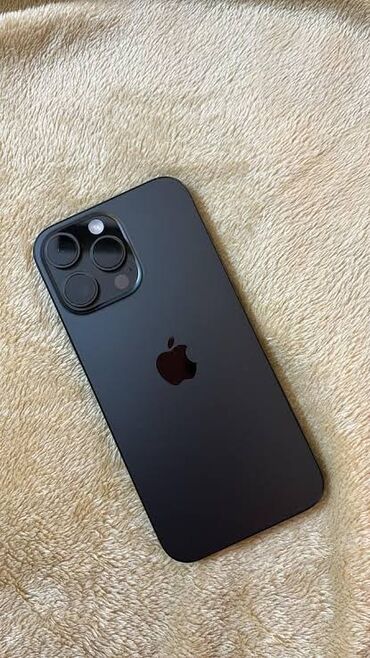 cat telefon: IPhone 16 Pro, 128 GB, Black Titanium, Zəmanət, Simsiz şarj, Face ID