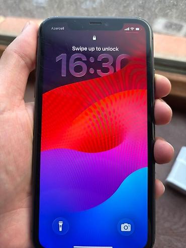 iphone c: IPhone 11, 64 GB, Qara, Barmaq izi, Face ID — 2