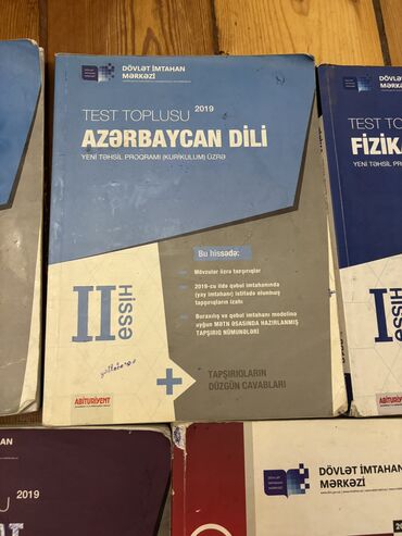 Digər məktəb dərslikləri: Test tolulari yeni toplular 5azn kohneler 3azn diger kitablar 3azn — 11