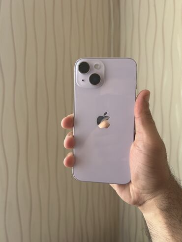 Apple iPhone: IPhone 14, 128 GB, Çəhrayı, Barmaq izi, Face ID