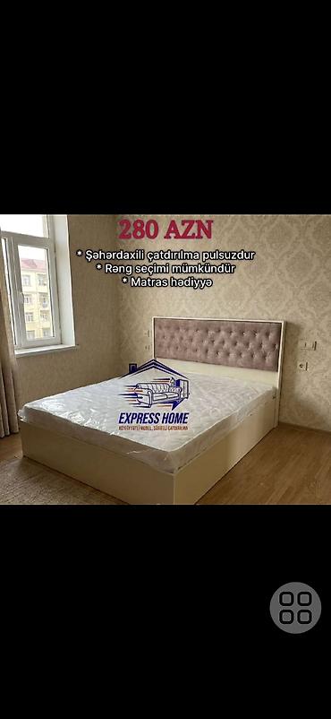 çarpayıların satışı: Məhsul: İki nəfərlik çarpayı (matras daxildir) Xüsusiyyətlər: - — 5