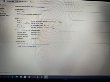 notebook çanta: İşlənmiş HP 17 ", AMD A6, 256 GB, Ünvandan götürmə
