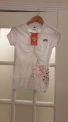 женские спортивные костюмы из трехнитки: Qadınlar üçün idman dəsti – Kappa marka - Rəng: ağ - Dəstə daxildir