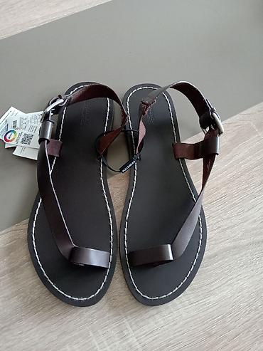 Sandale: Kožne sandale Pull&Bear - Brend: Pull&Bear - Model: ženske — 1