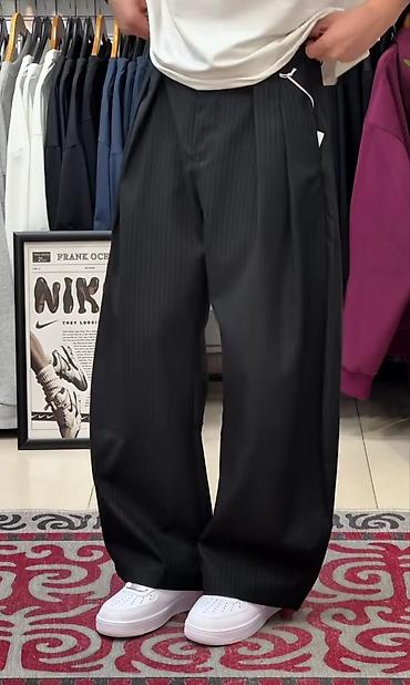 Брюки Широкие, Осень-весна, Китай, Новый, 2XL