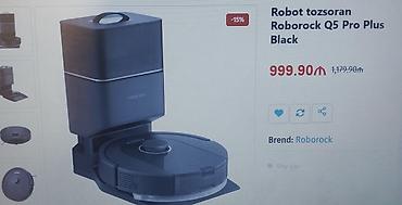 su temizleyici: Roborock Q5 Pro Plus robot tozsoran – 750 AZN • Avtomatik boşaldılan — 2