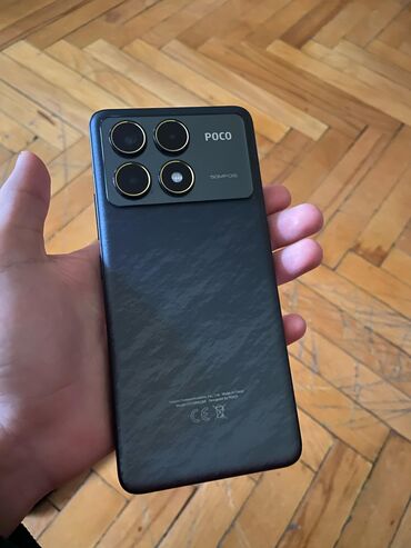 Poco: Poco F6 Pro, 512 GB, rəng - Qara, Zəmanət, Barmaq izi, Face ID