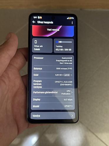oppo a5 pro: Oppo A5 Pro, 256 GB, rəng - Qara, Sensor — 5