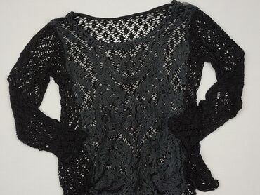 czarne bluzki z długim rękawem eleganckie: Блуза жіноча, S, стан - Хороший