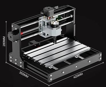 t frez: Masaüstü CNC Cihazı 15000mW Lazerli CNC3018 Pro Çoxfunksiyalı — 3