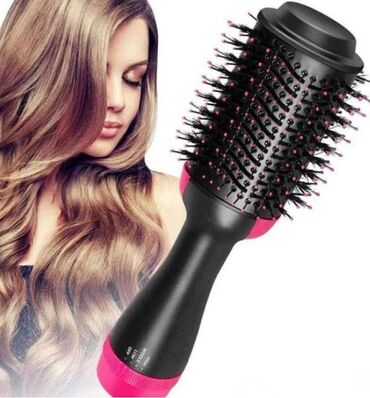 Уход за волосами: Фен расчёска электро фен щетка one step hair dryer and styler 2 в 1