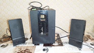 aux sunur: Microlab 2.1 akustik sistemi - Komplekt: 1 subwoofer + 2 peyk dinamik — 1