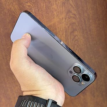 air 13: IPhone 13 Pro Max, Б/у, 128 ГБ, Pacific Blue, Чехол, 100 % — 8