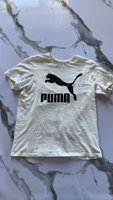 puma футболки: Футболка M (EU 38), цвет - Белый