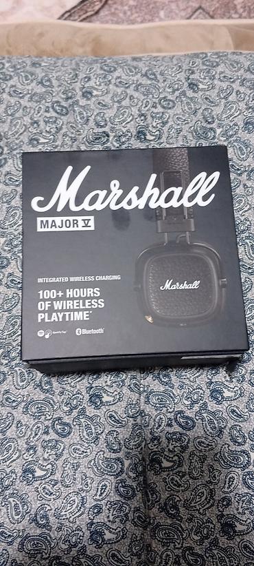 marshall major: Marshall Major V — беспроводные накладные наушники с фирменным — 4