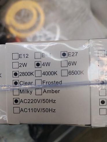 Лампочки: LED-лампа FAN G45, прозрачная колба (glass), цоколь E27 — 3