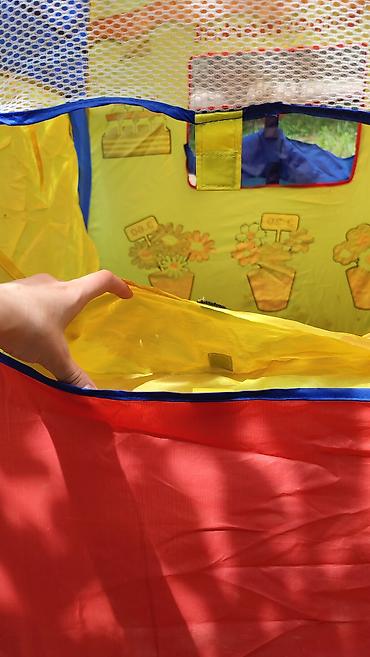 детский шатёр: Детская игровая палатка «Почта» - Яркая складная палатка-домик для игр — 4
