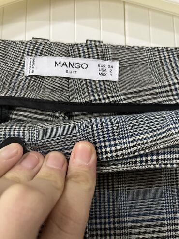 qadın şalvar: Şalvar, Mango, XS, rəng - Boz