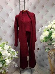 Kompleti: ❤️❤️ Trodelni trikotazni kompleti pantalone+dzemper+šal Cena:3500 din — 5