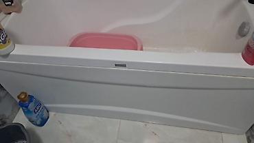 hamam aksessuarları: Hamam üçün akril vanna və pedestal lavabosu dəsti kirantlarda usdunde — 1