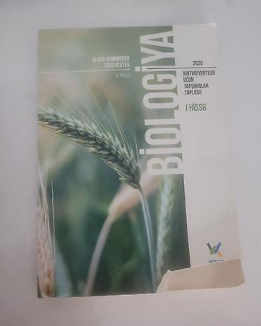 Kitablar və jurnallar: Məhsul: “Biologiya – Abituriyentlər üçün tapşırıqlar toplusu, I hissə” — 1