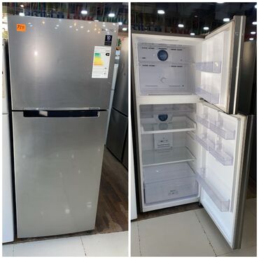 Soyuducular: İşlənmiş 2 qapılı Samsung Soyuducu Satılır, rəng - Boz, Kredit var
