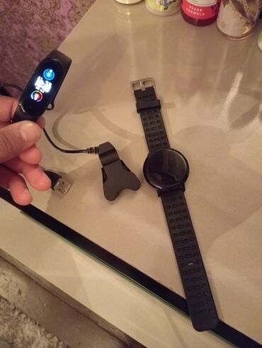 Smart saatlar: Smart saat, Xiaomi, Sensor ekran, rəng - Qara