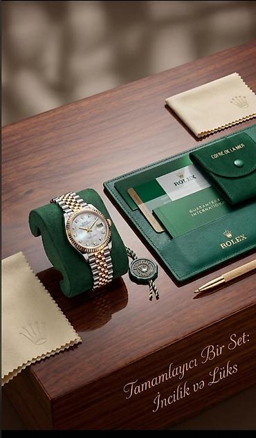 orijinal rolex: Yeni, Qol saatı, Rolex, rəng - Ağ — 2
