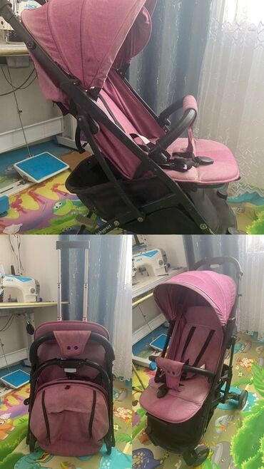 детские коляски бишкек дордой цены: Коляска, цвет - Розовый