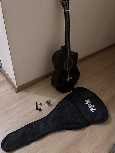 klasik gitara: Midex klassik gitara seti – qara rəng - Korpus: kəsik gövdəli — 4